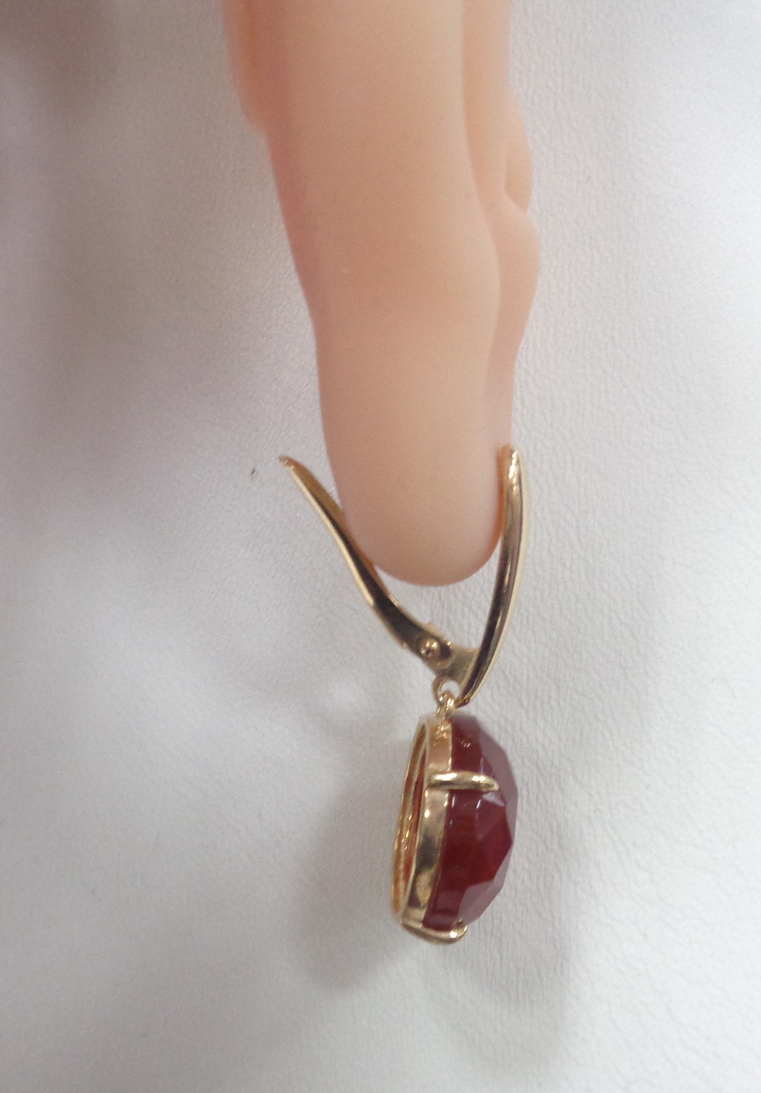Серебряные серьги с агатами